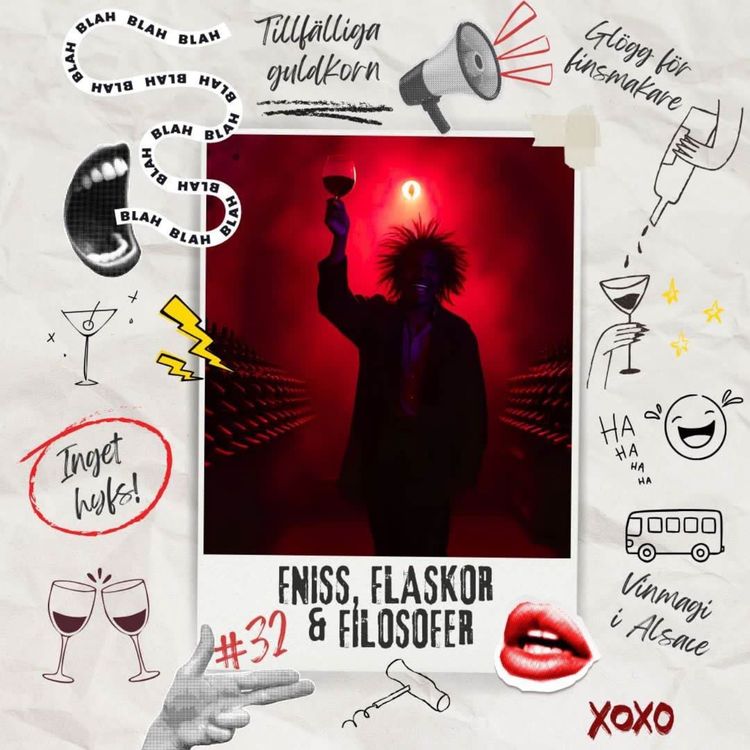 cover art for 32: Fniss, flaskor & filosofer