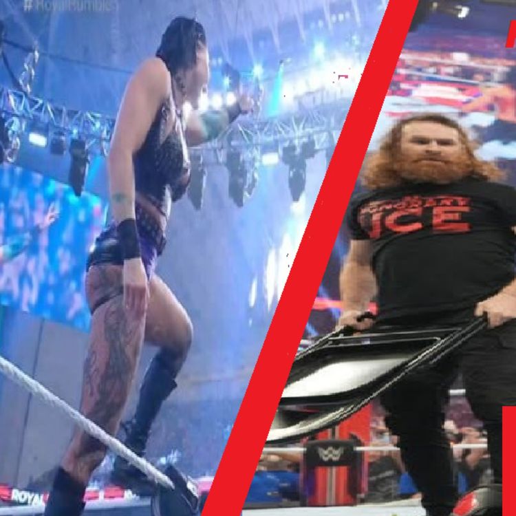 cover art for ROYAL RUMBLE 2023 REACTION