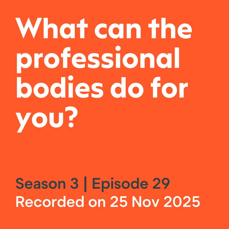 cover art for What can the professional bodies do for you?