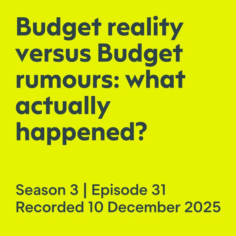 cover art for Budget reality versus Budget rumours: what actually happened?