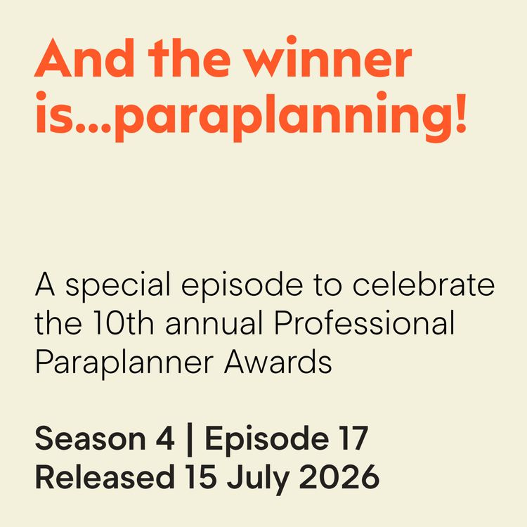 cover art for And the winner is…paraplanning!