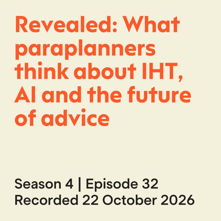cover art for Revealed: What paraplanners think about IHT, AI and the future of advice