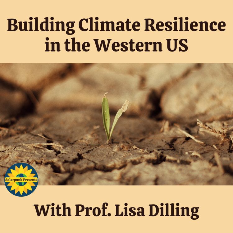 cover art for Building Climate Resilience in the Western US, with Prof. Lisa Dilling