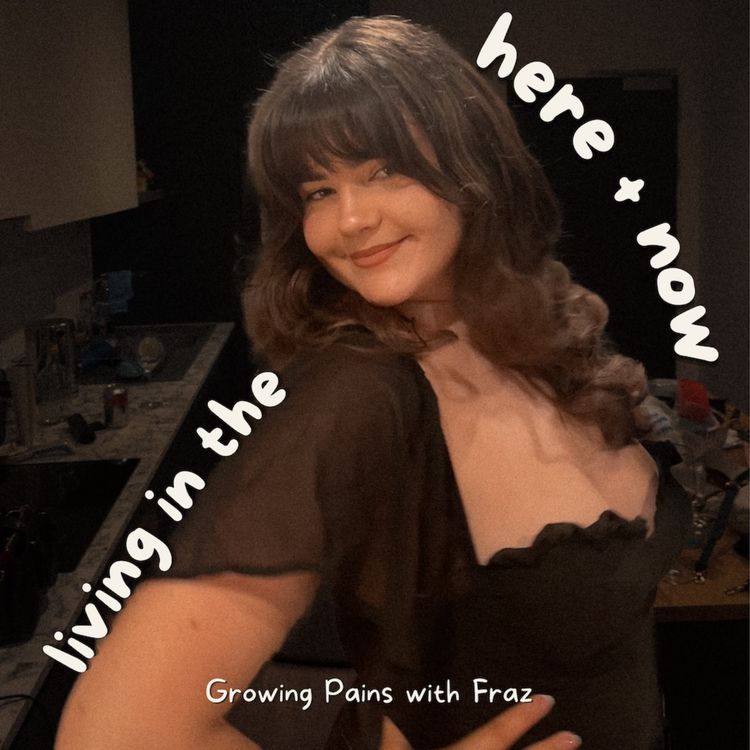 cover art for living in the here and now