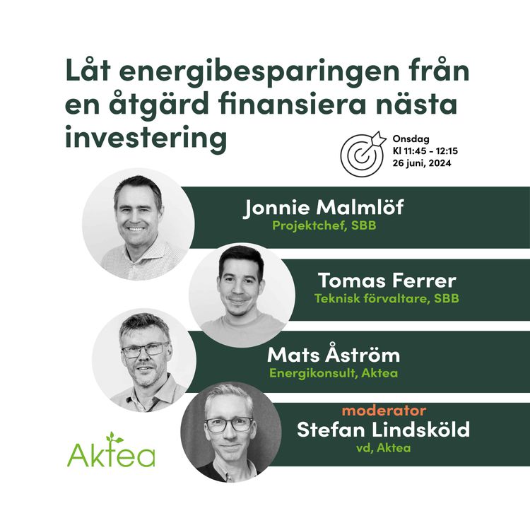 cover art for Låt energibesparingen från en åtgärd finansiera nästa investering