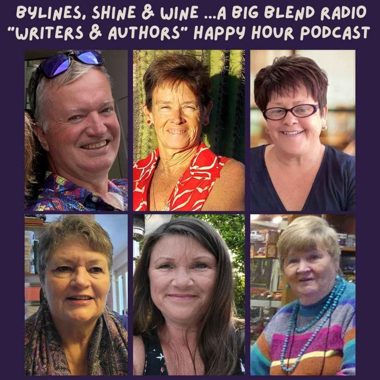 cover art for Bylines, Shine & Wine - Writers and Authors Happy Hour Hang Out