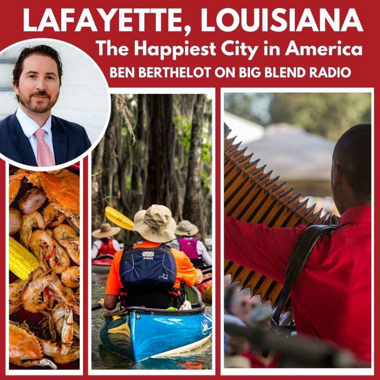 cover art for Lafayette, Louisiana is the Happiest City in America