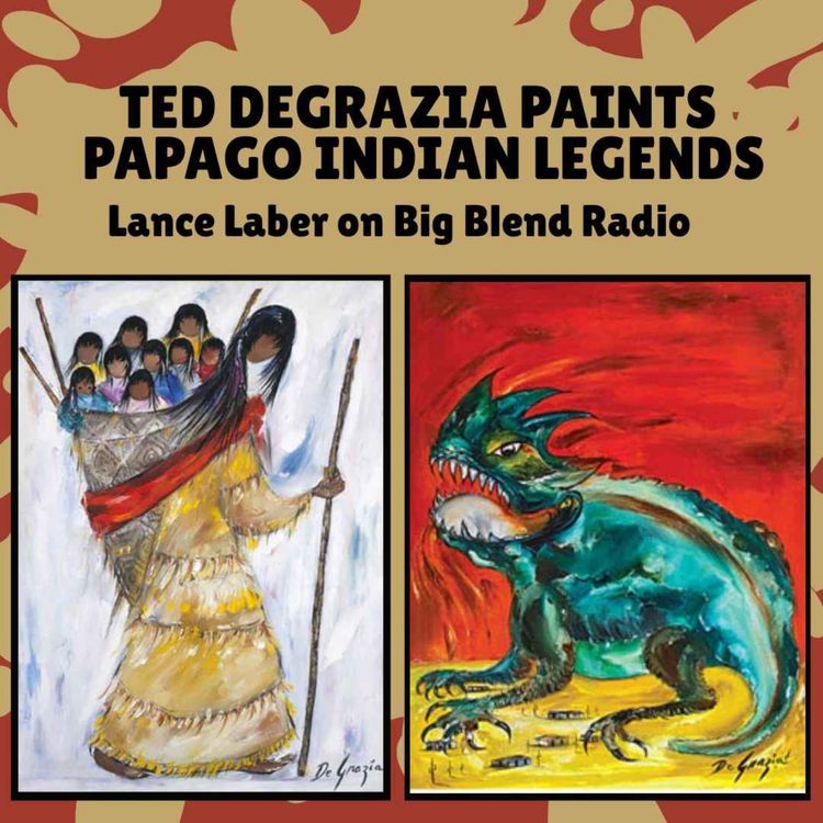 cover art for Ted DeGrazia Paints Papago Indian Legends