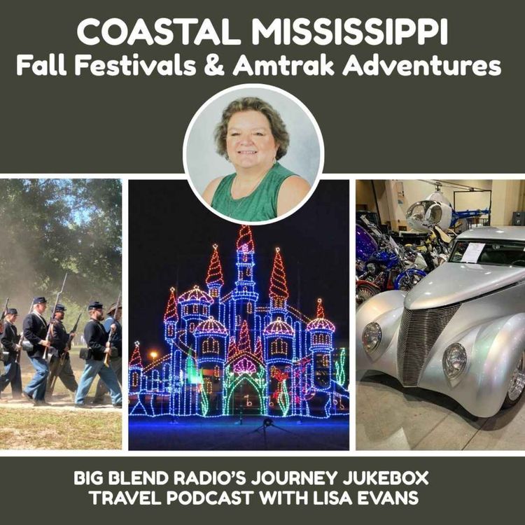 cover art for Fall Festivals & Amtrak Adventures in Coastal Mississippi