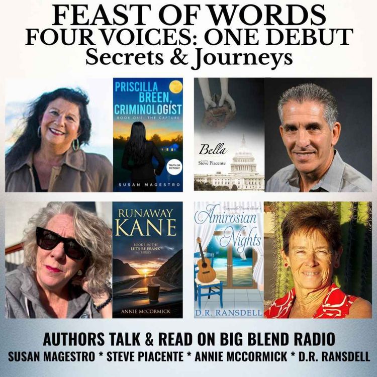cover art for Feast of Words - Four Voices, One Debut: Secrets and Journeys