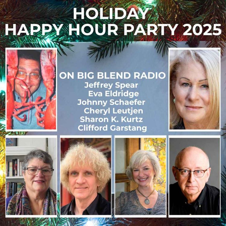 cover art for Big Blend Radio's "Holiday Happy Hour Party" 2025