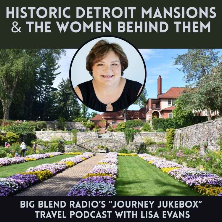 cover art for Historic Detroit Mansions and the Women Behind Them