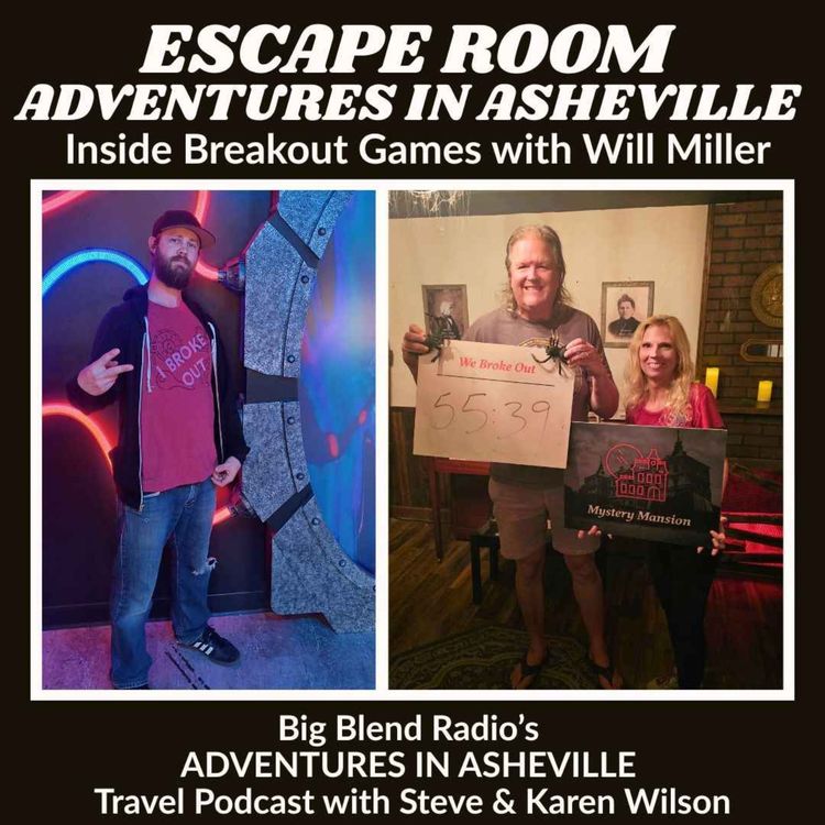 cover art for Escape Room Adventures in Asheville: Inside Breakout Games with Will Miller