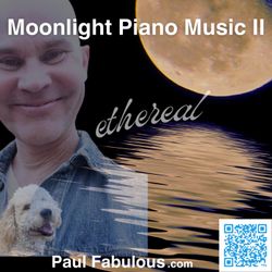 cover art for Moonlight Piano II 'soothing piano for a heart connection and healing vibration'