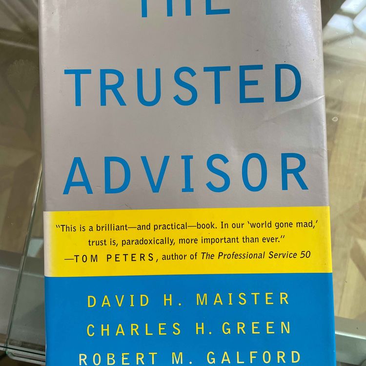 cover art for The Trusted Advisor 22 years later...Charlie Green