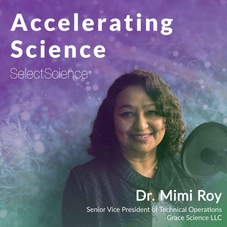 cover art for Gene therapy, AI and mass spec: Mimi Roy discusses rare disease research in Silicon Valley 