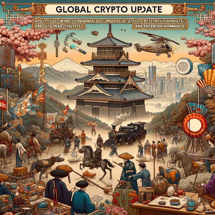 cover art for Jan 26: Global Crypto Update: Political Wins, Financial Movements, Regulatory Shifts, and Entertainment Ventures