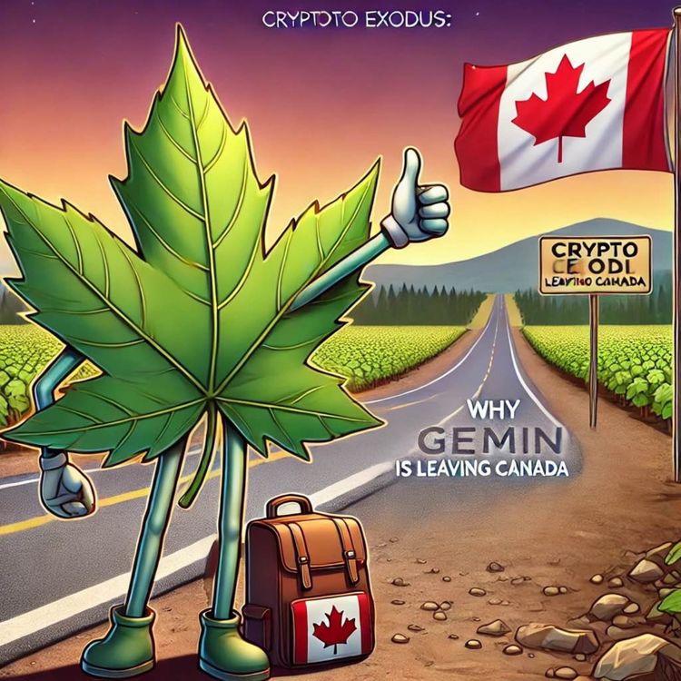 cover art for Oct 1: Why Gemini is Leaving Canada & What's Next for Traders