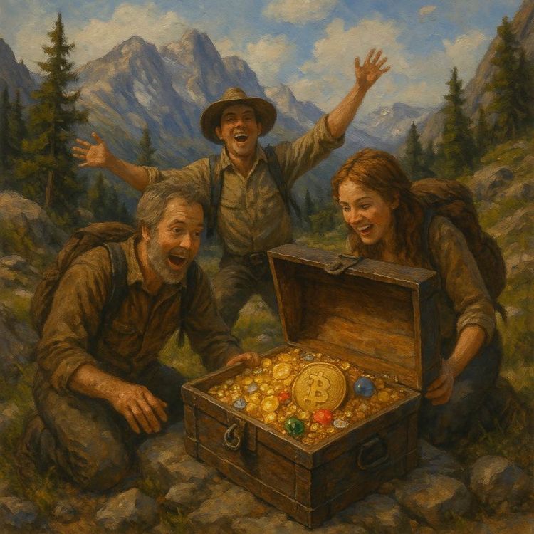 cover art for April 4: Market Down Bad, CBDCs, and Treasure Hunts