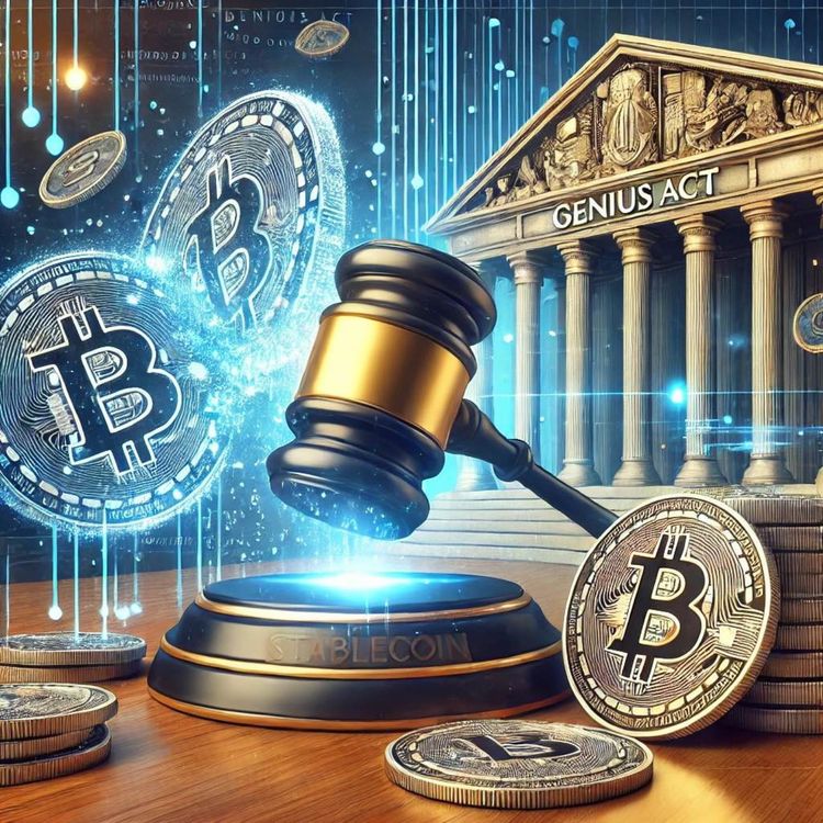 cover art for July 21: GENIUS Act Reshapes Stablecoin Market