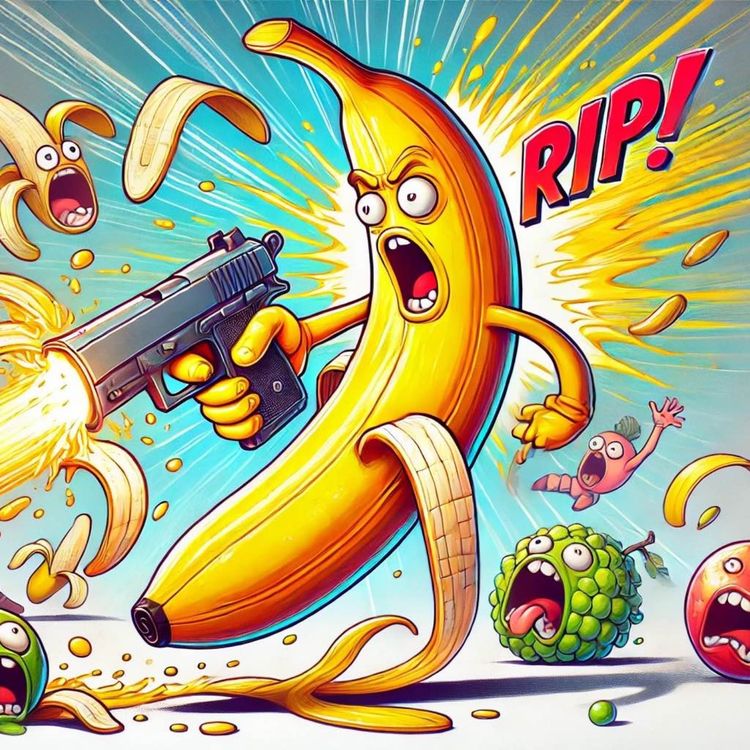 cover art for Aug 29: Get a Banana Gun and Let Her Rip!