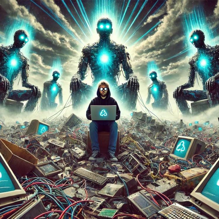 cover art for Sept 30: Welcome to the AI Trash Compactor, or How I Learned to Code