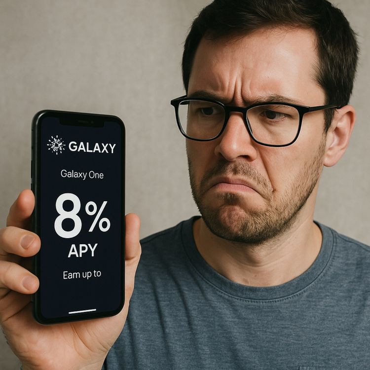 cover art for Oct 6: GalaxyOne Offers 8% APY as Galaxy Digital Targets Retail