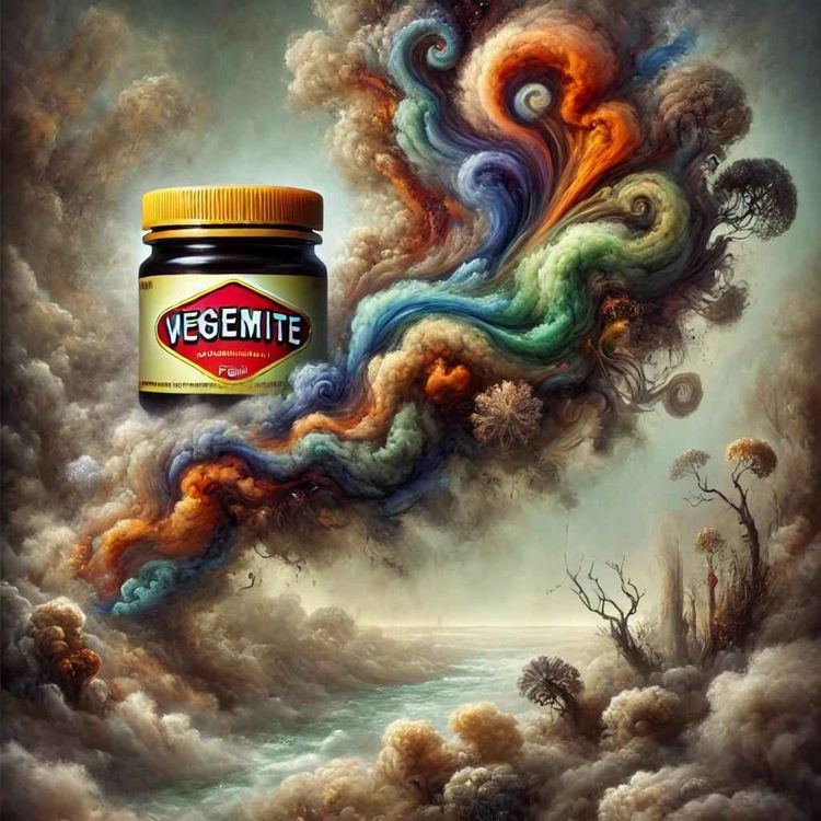 cover art for Vegemite, Fog, and the Untamed Mind 