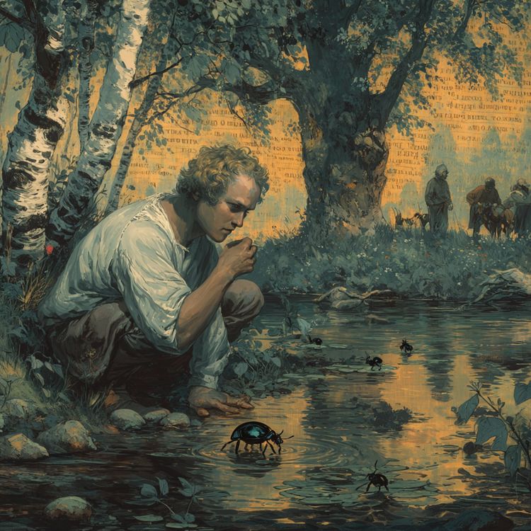 cover art for The Beetle and the Melancholic Ape