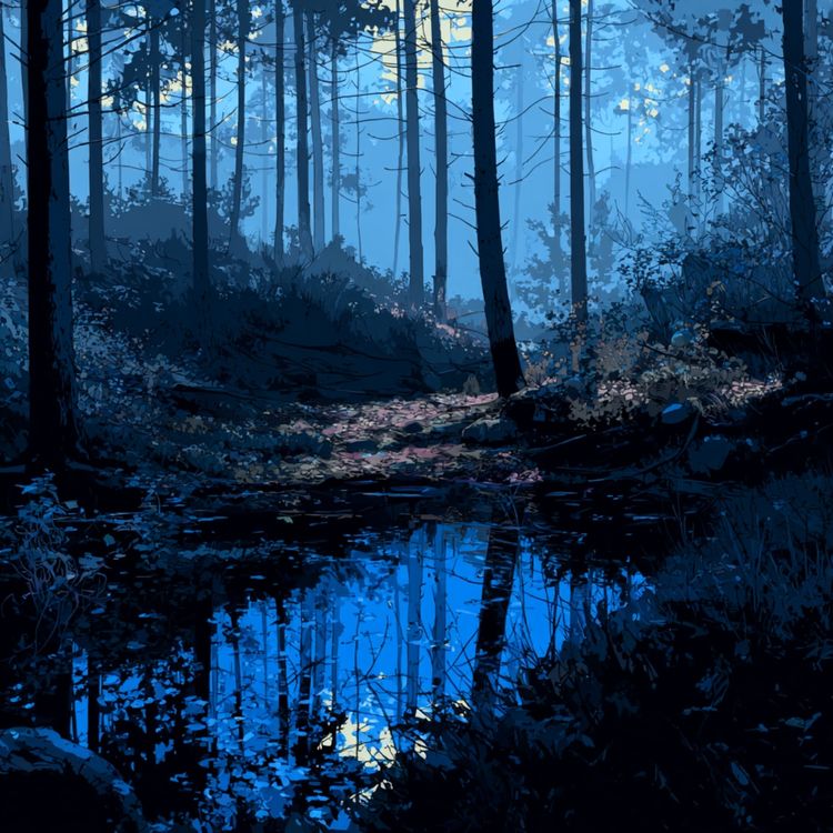 cover art for The Forest in the Blue