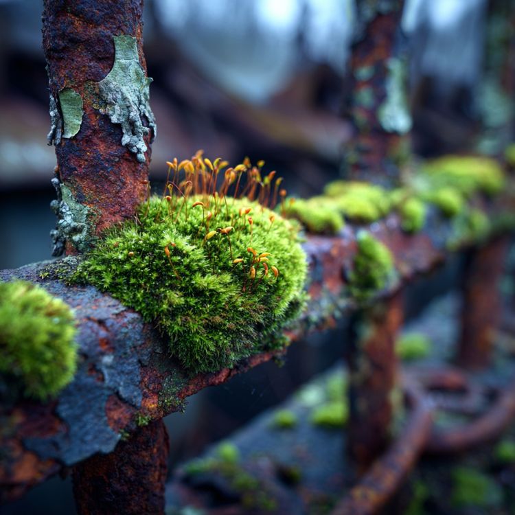 cover art for Rust, Moss and the End of the List