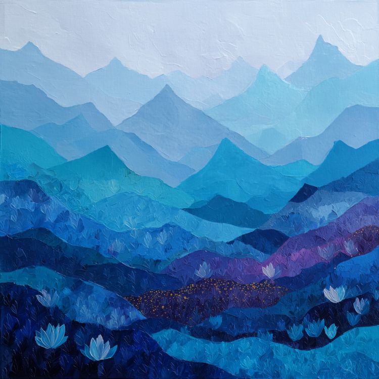 cover art for Bluish Mountains