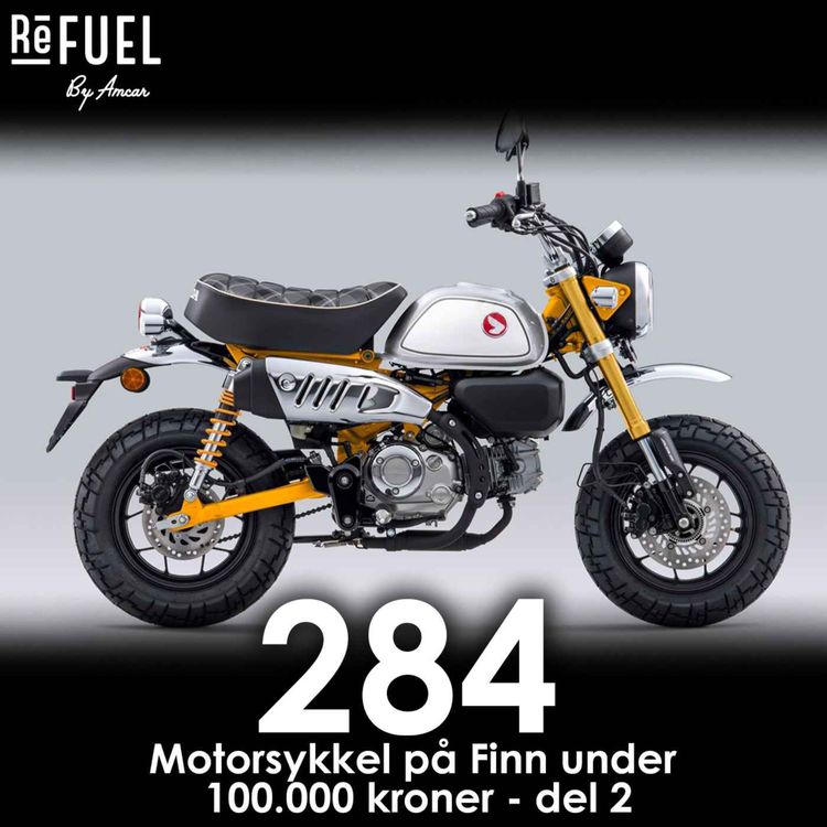 cover art for #284 - Motorsykkel på Finn under 100.000 kroner - del 2