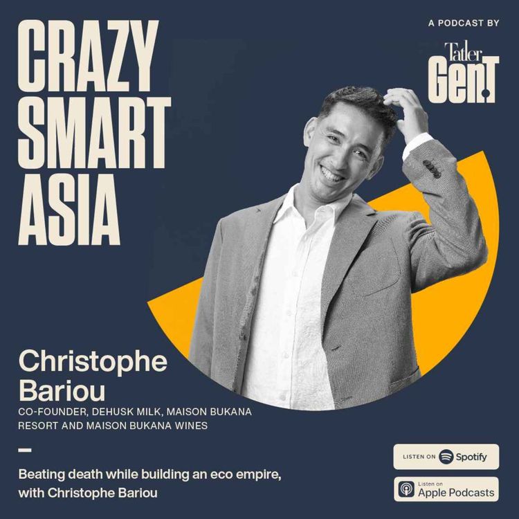 cover art for Beating death while building an eco empire, with Christophe Bariou