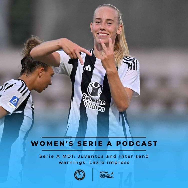 cover art for Ep.87: Women's Serie A Podcast: Juventus and Inter send warnings, Lazio impress and hold AS Roma