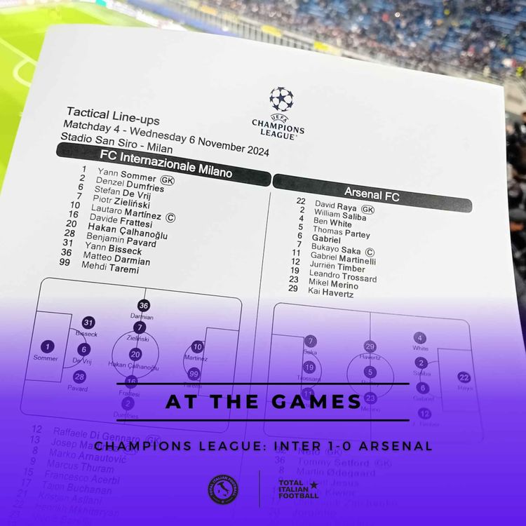 cover art for Ep.120: At the Games - Inter 1-0 Arsenal