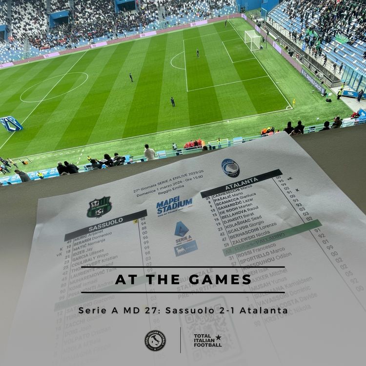 cover art for Ep.322: At the Games - Sassuolo 2-1 Atalanta