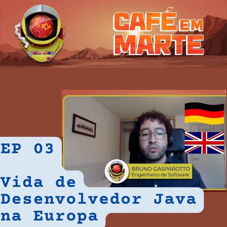 cover art for Vida de Desenvolvedor Java na Europa (Alemanha, Reino Unido)