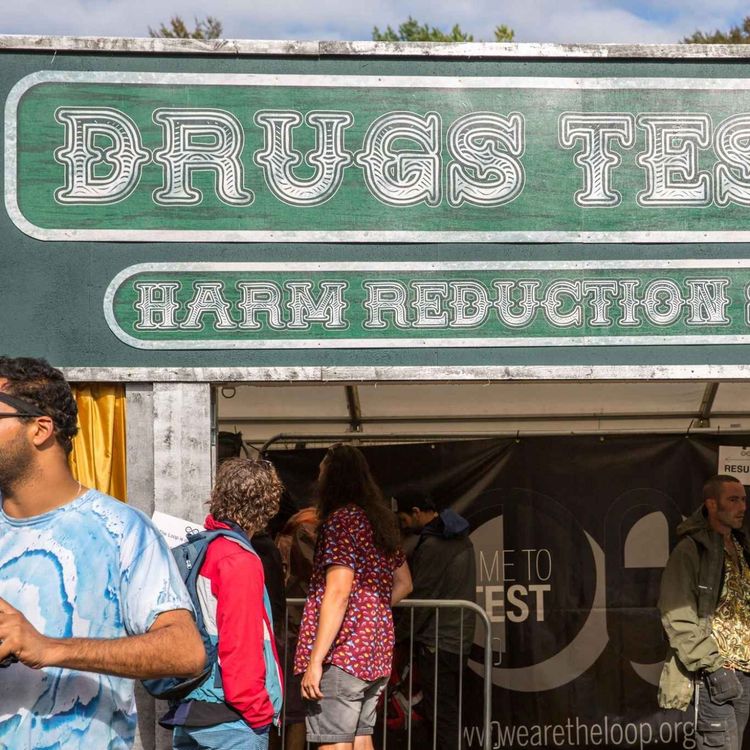 cover art for 63. Drug checking at UK festivals - and striking doctors