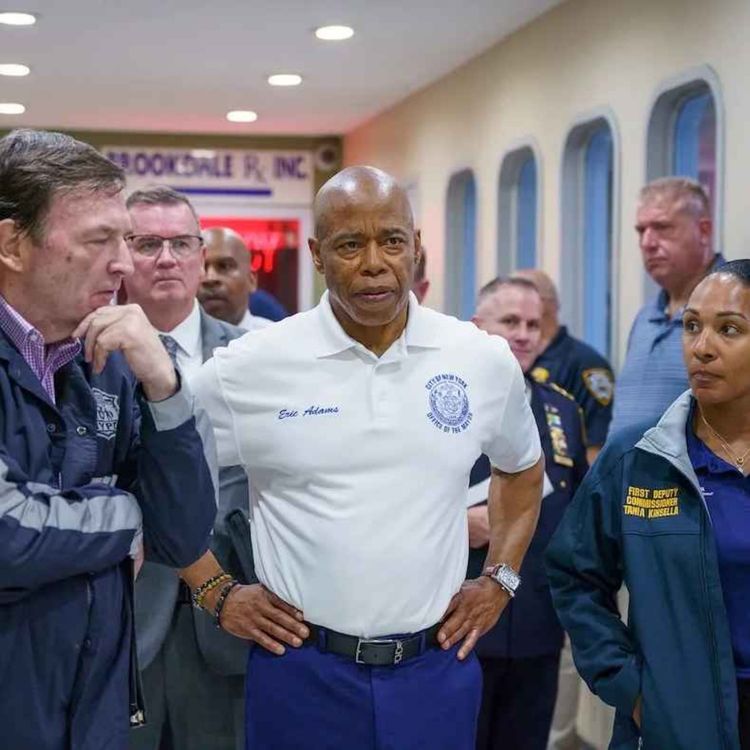 cover art for Is Donald Trump No Longer a Phan of Eric Adams?