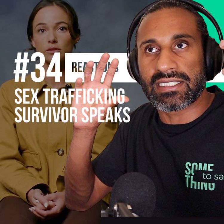 cover art for REACTION: Sex trafficking survivor speaks