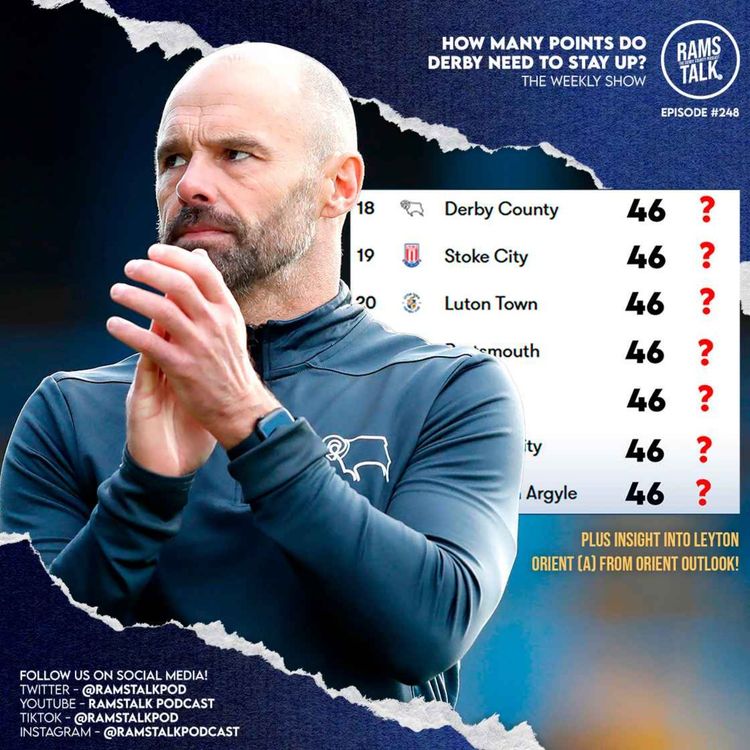 cover art for #248 How Many Points Do Derby Need To Stay Up?