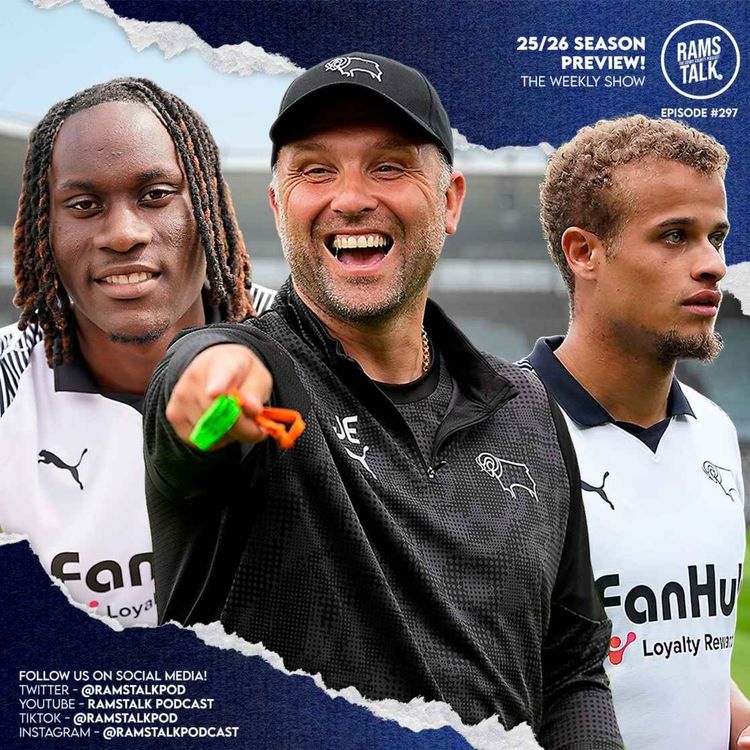 cover art for #298 Derby County 25/26 Championship Season Preview!