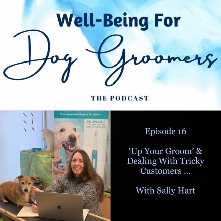cover art for Episode 18 ... Sally Hart - ‘Up Your Groom’ & Dealing with Tricky Customers