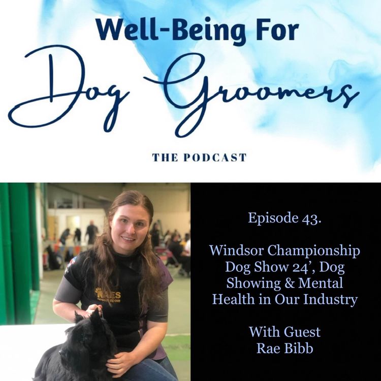 cover art for Episode 43 - Rae Bibb … Windsor Championship Dog Show, Showing & Mental Health in Our Industry