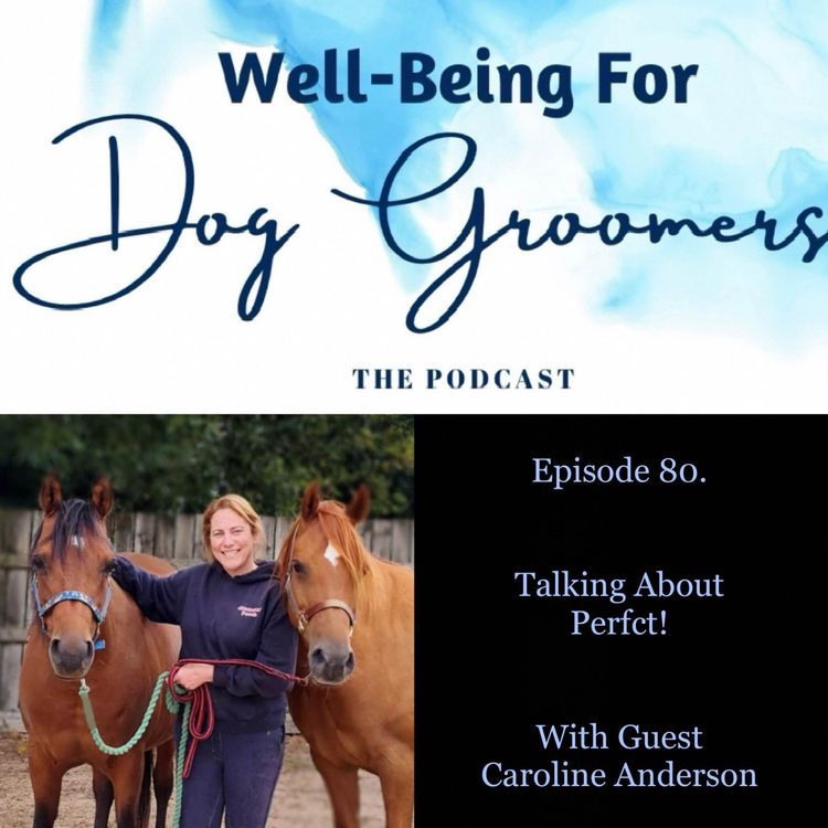 cover art for Episode 80 - Caroline Anderson ... Talking About Perfect!