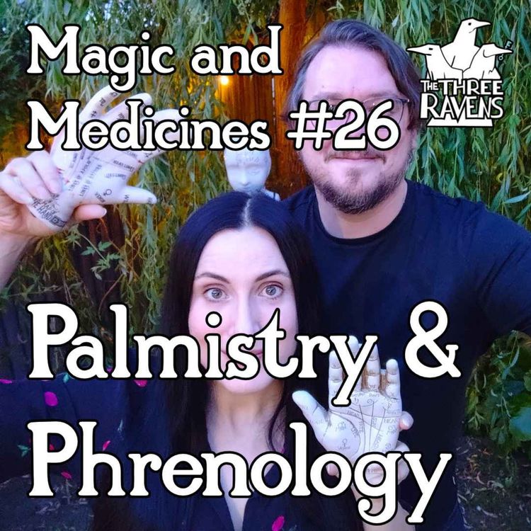 cover art for Magic and Medicines #26: Palmistry and Phrenology