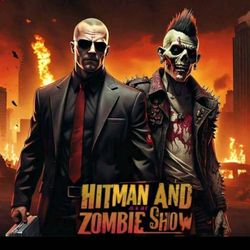 cover art for THE HITMAN AND THE ZOMBIE SHOW