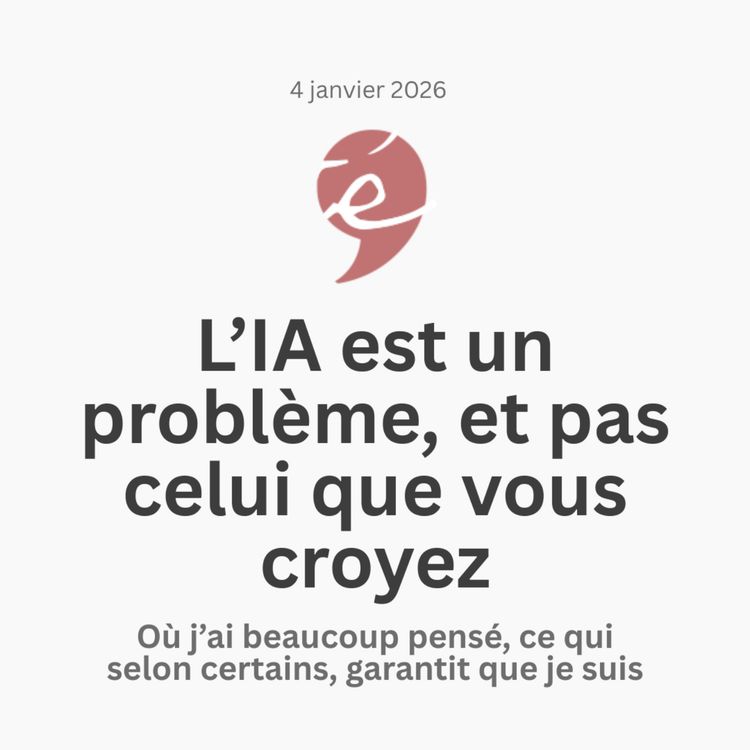 cover art for L'IA est un problème
