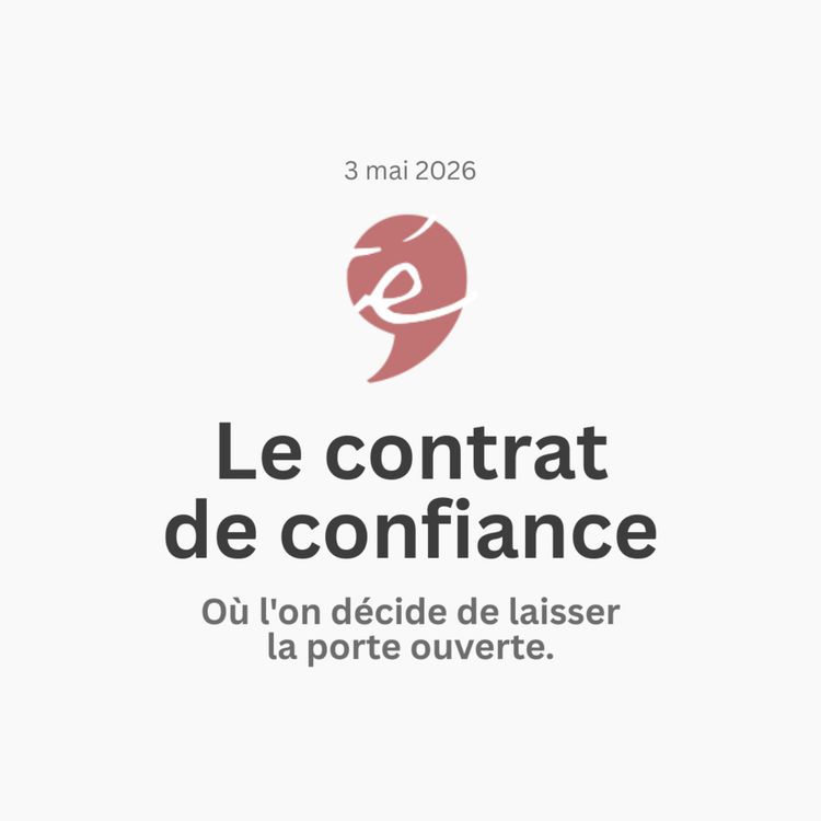 cover art for Le contrat de confiance